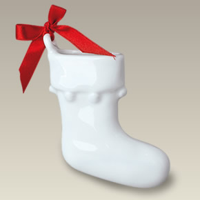 3.5" Hollow Stocking Ornament