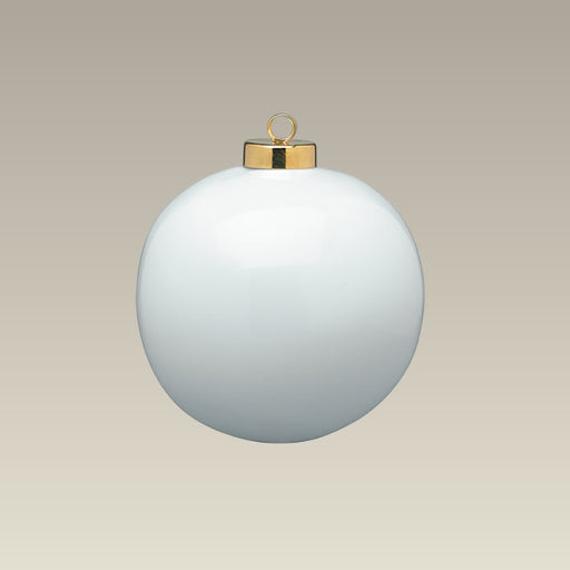 2.5" Eggshell Thin Ball Ornament