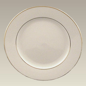 8.25" Gold Banded Rim Plate
