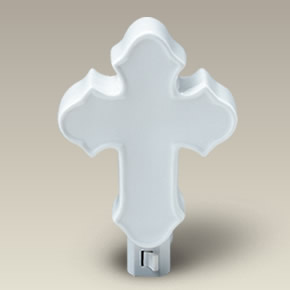 4" x 5.75" Cross Shaped Night Light, SELECTED SECONDS