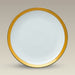 8" Etched Gold Border Coupe Plate