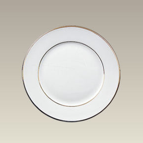 6.37" Double Gold Banded Rim Plate