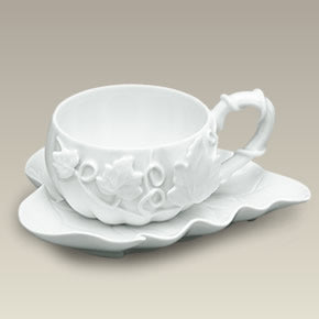 Breakfast Size Cup & Saucer, 14 oz