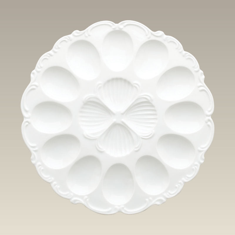 10.75" Egg Serving Plate