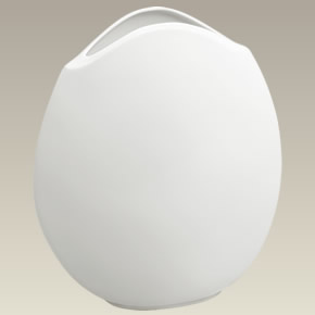 Oval Modern Shape Vase, 9.25", SELECTED SECONDS