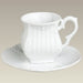 Square Cup and Saucer, 8oz.