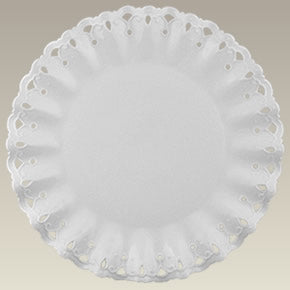 Openwork Ruffled Plate, 14.5", SELECTED SECONDS