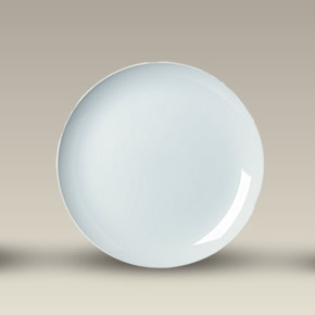 7.75" Porcelain Coupe Salad Plate