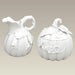 Pumpkin Shape Sugar & Creamer, 4.75", SELECTED SECONDS