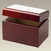 Wood Tea or Recipe Box with Ceramic Tile, 4" x 6", SELECTED SECONDS