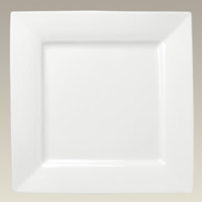 10" Rim Shape Square Plate, SELECTED SECONDS