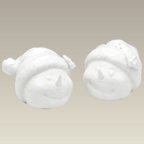 Snowman Salt & Pepper Shakers, SELECTED SECONDS