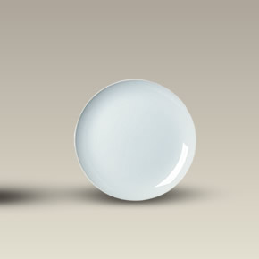 6.5" Porcelain Coupe Plate, SELECTED SECONDS