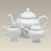 Scalloped Tea Set, 32 oz, 7.75" high