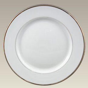 9.75" Double Gold Banded Rim Plate
