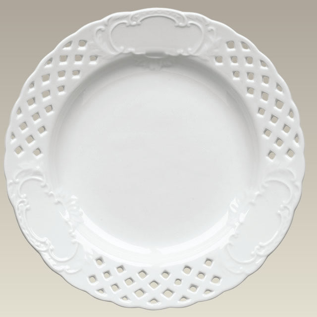 9.25" Openwork Embossed Plate, SELECTED SECONDS
