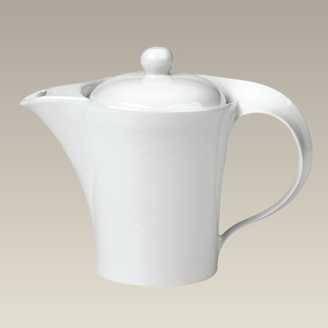 Teapot with Swirl Handle, 6 5/8" High