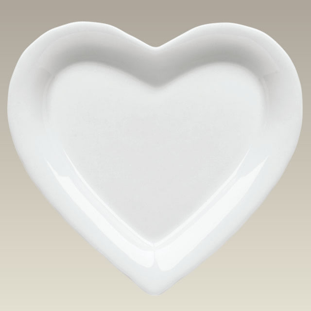 7" Heart Shape Plate