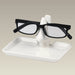 Cream Eyeglass Holder with Tray, 5.5" x 4"