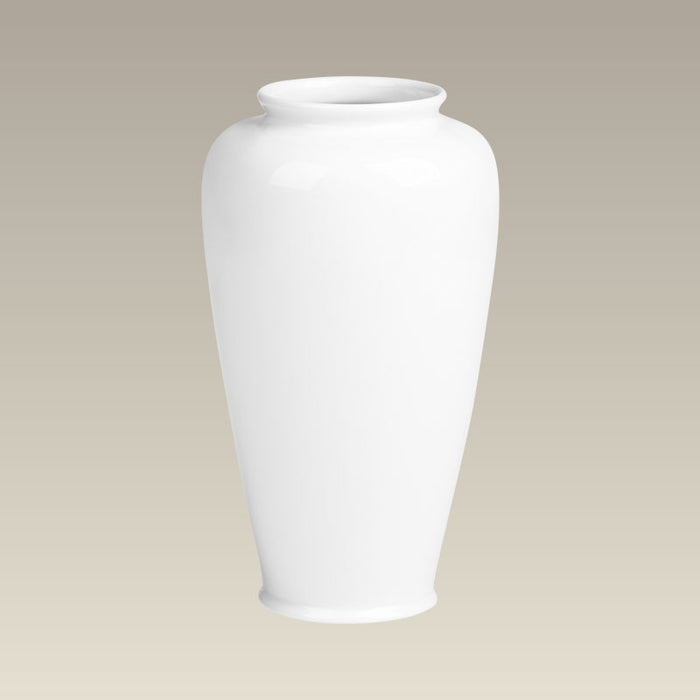 White Vase, 12" x 6.5"