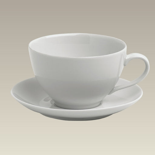 Breakfast Size Cup & Saucer, 14 oz