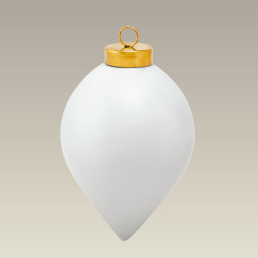 Wide Teardrop Ornament, 3.5"
