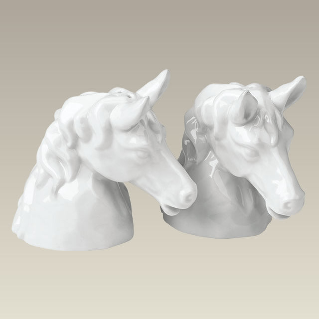 Horse Head Salt & Pepper Shakers, 3"
