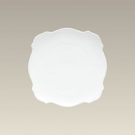 6" Square Plate with Scalloped Edge, SELECTED SECONDS
