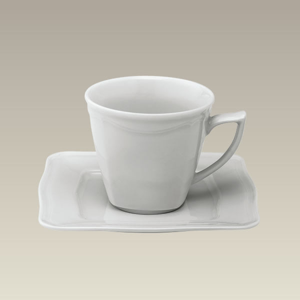 Scrolled Edge Cup & Saucer