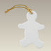 Gingerbread Boy Ornament, 3.5"