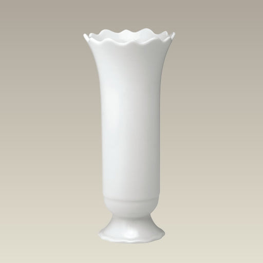 8" Scalloped Top Vase