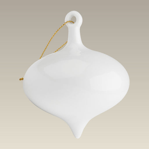 Wide Teardrop Ornament, 2.75"