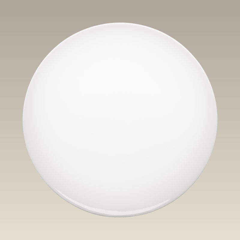 10.875" Flat Porcelain Coupe Plate