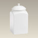 Square Stoneware Canister, 10"