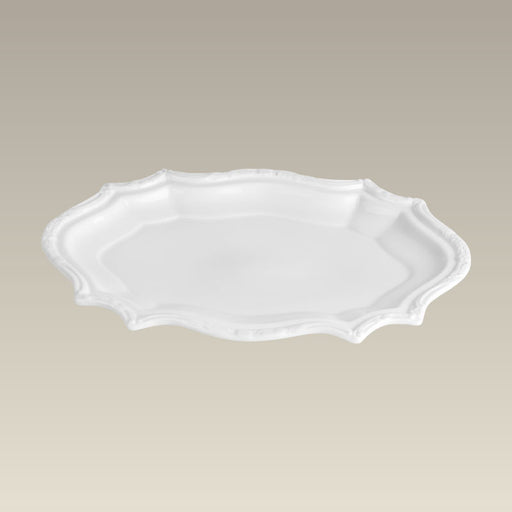 Oblong Scalloped Tray, 10.625", SELECTED SECONDS