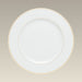 10.5" Double Gold Banded Rim Dinner Plate