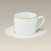 Double Gold Banded Cup & Saucer, 7.5 oz, SELECTED SECONDS