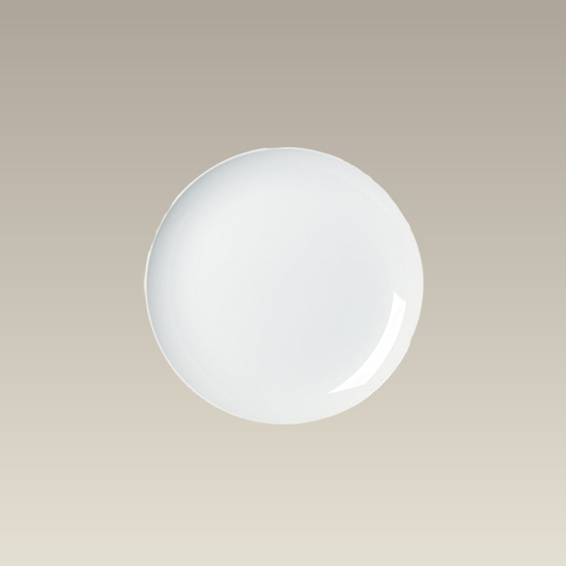 8.375" Porcelain Coupe Salad Plate