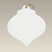 3.25" Wide Pointed Sublimation Teardrop Ornament