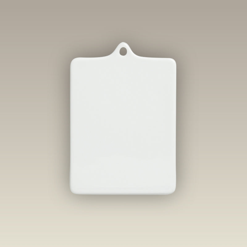 3.875" Vertical Rectangle Ornament
