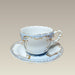 8 oz. Blue and Gold Cup and Saucer
