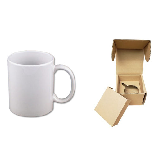 11 oz. Stoneware Sublimation Mug in Remailer Boxes