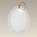 3" Openwork Oval Sublimation Ornament