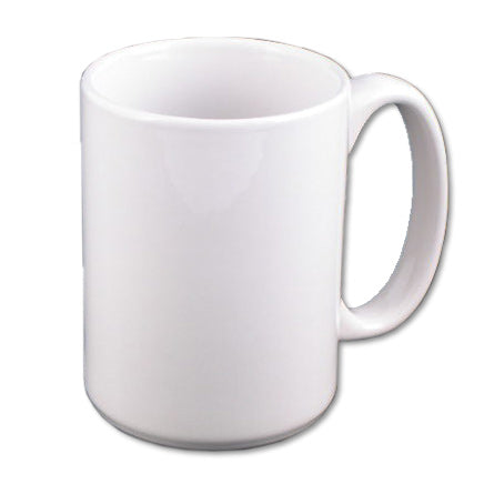 15 oz.  Stoneware "El Grande" Sublimation Mug (Sold individually but must order in multiples of 24)