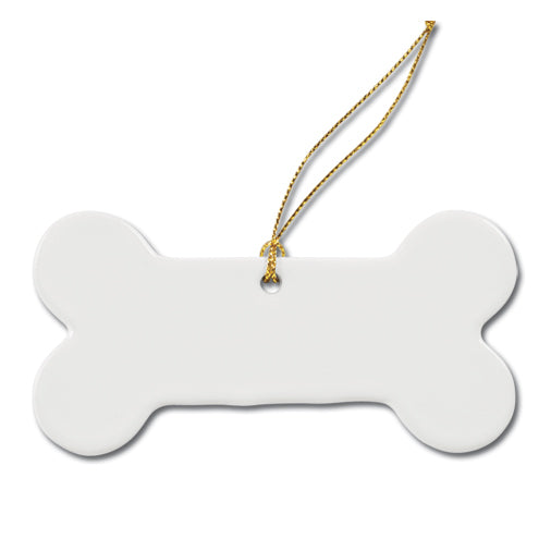 4.5" Dog Bone Shape Sublimation Ornament