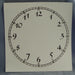 Clock Face Decal, Black, 6.75"