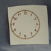 Clock Face Decal, Gold, 3.5"