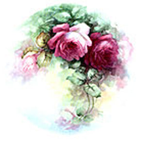 Deep Red Roses by Sonie Ames